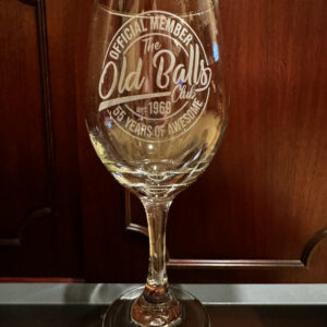 Custo Engraved Wine Glass
