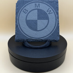 BMW Badge on Slate Coaster