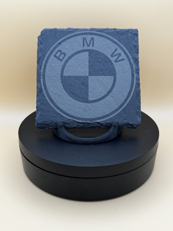 BMW Badge on Slate Coaster